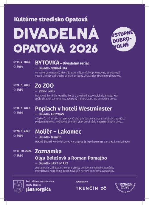 Divadelná Opatová 2026 
